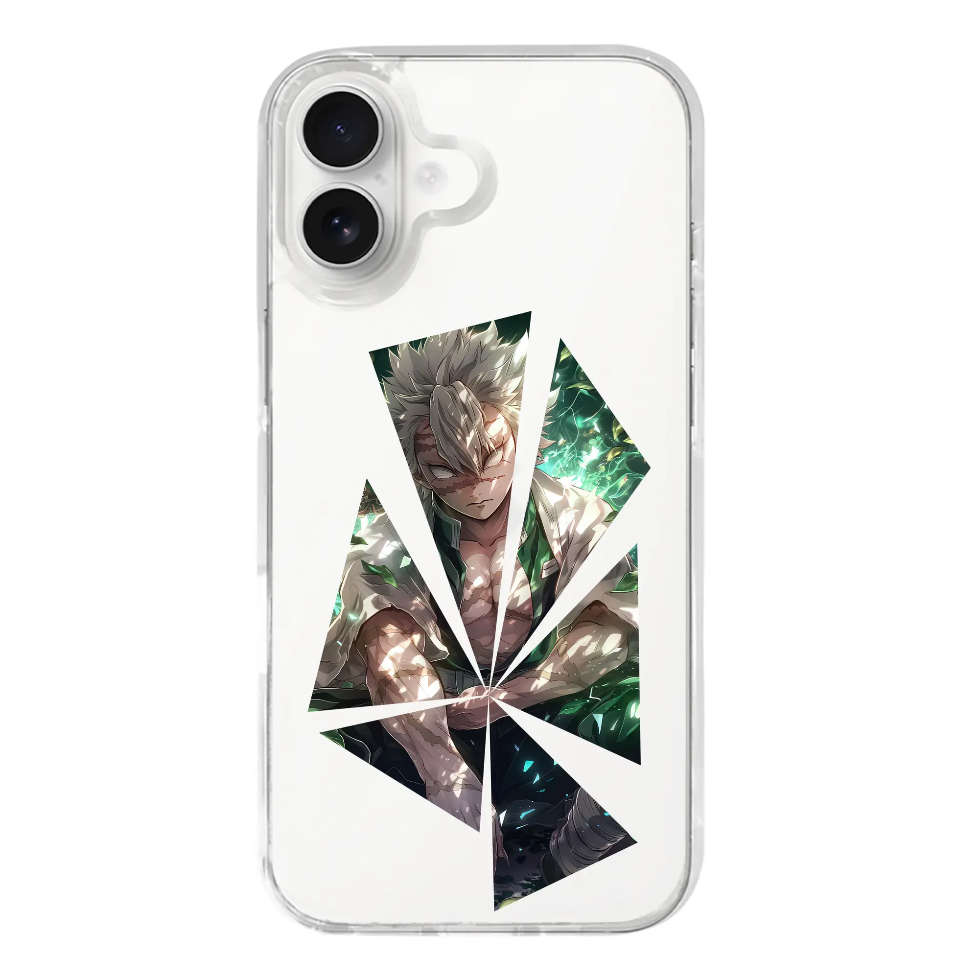 鬼滅の刃 グッズ,不死川 実弥 - iPhone 17シリーズ 透明スマホケース – 薄型・耐衝撃・精密フィット保護カバー